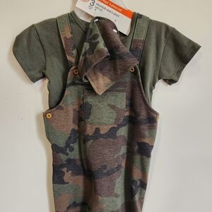 Wonder Nation Camouflage Baby 3-Piece Set Sz. 24M
